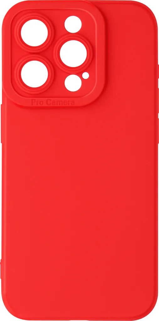 Avizar SoftGlow iPhone 15 Pro Max Rosso - Cover Antiurto Silicone