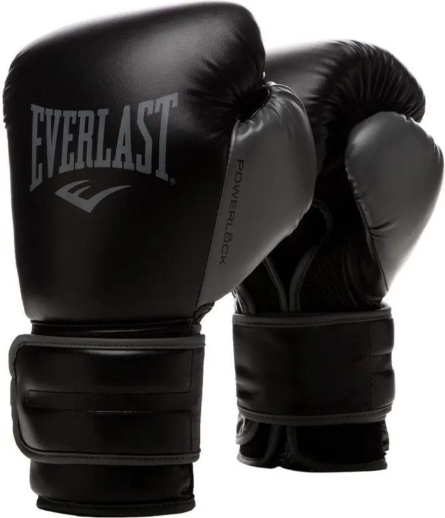 Gant Everlast Powerlock 2R Noir 10 oz avec Mousse Multicouche et Maintien