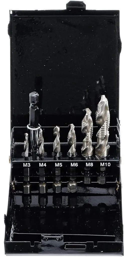 Réparation Filetage : Jeu de Mèches et Tarauds HSS-G Anti-Casse 7 pcs