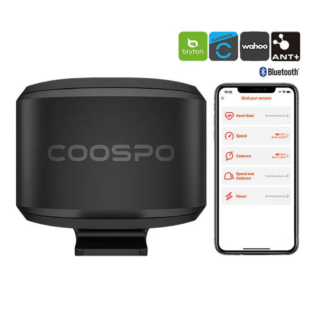 Capteur Vitesse Coospo BK9S : Précision sans GPS pour Garmin et Wahoo