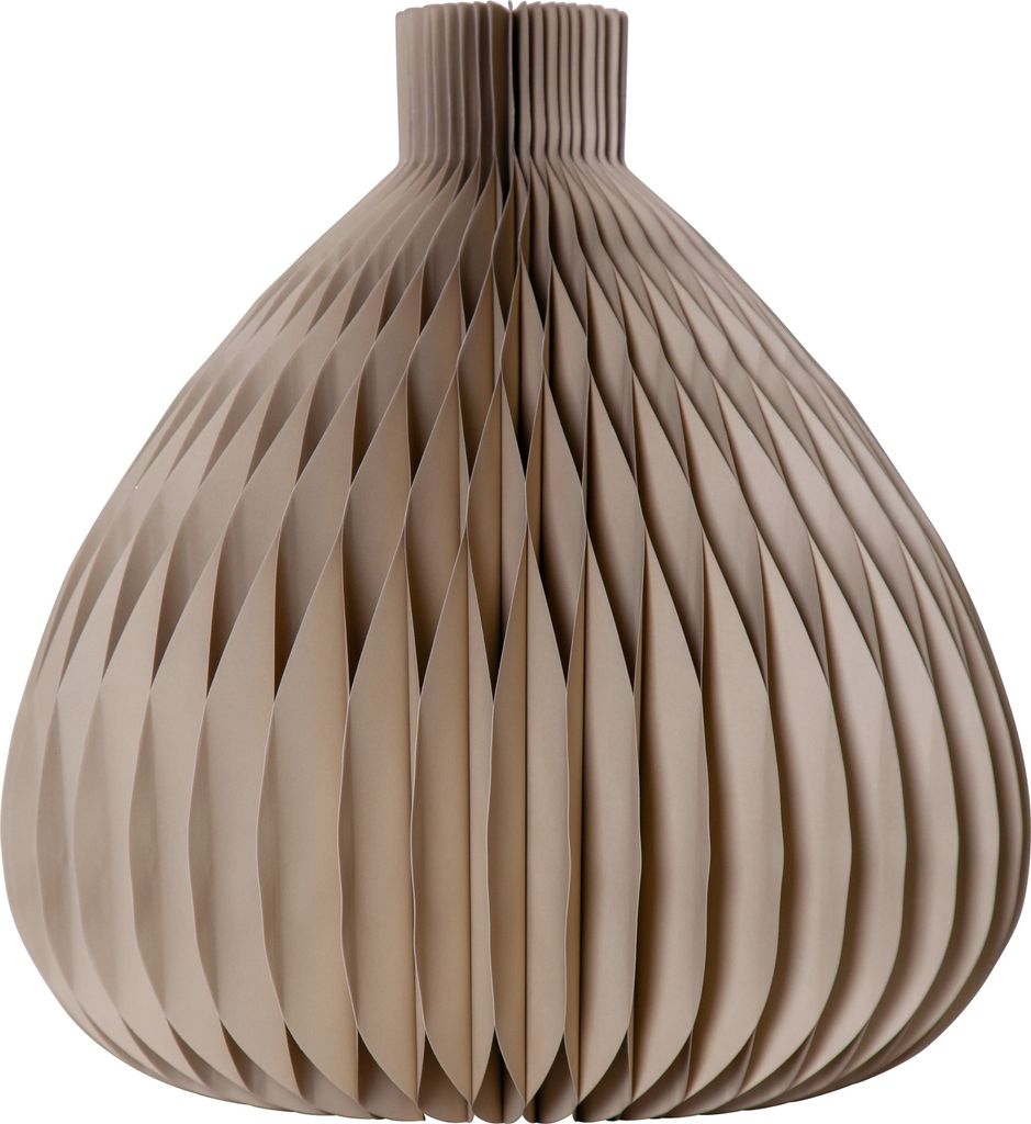 Hängedeko 'Honeycomb', Papier, beige, Höhe: 38 cm