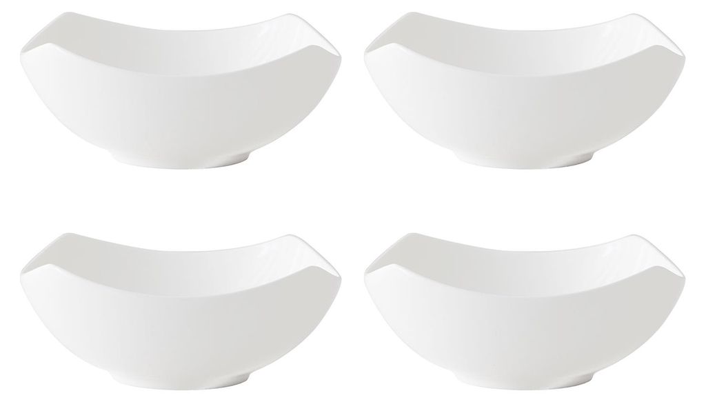 Quadratische Salatschüssel (17,2 cm), japanische Nudelsuppenschüssel, leicht, mikrowellen- und spülmaschinenfest, Ramen-Schüssel für Zuhause, ...
