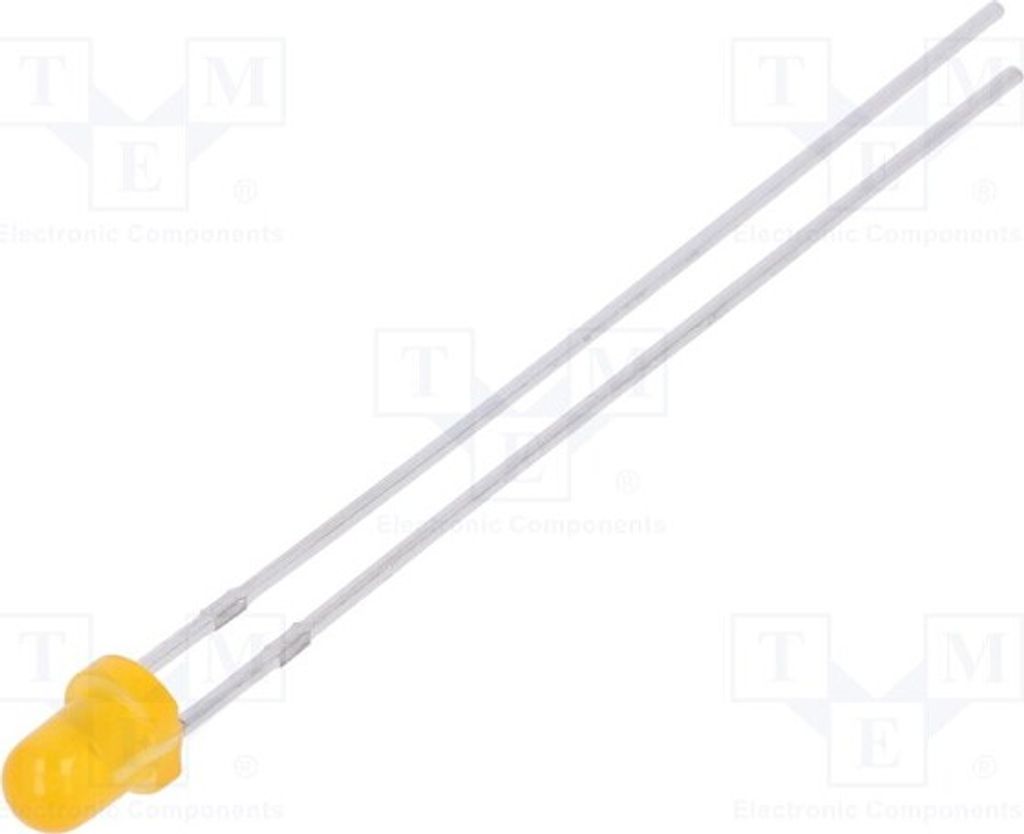 5x LED 270÷460mcd orange 3mm 60° LL-304AD2C-1B-L38 LED Dioden THT 3mm