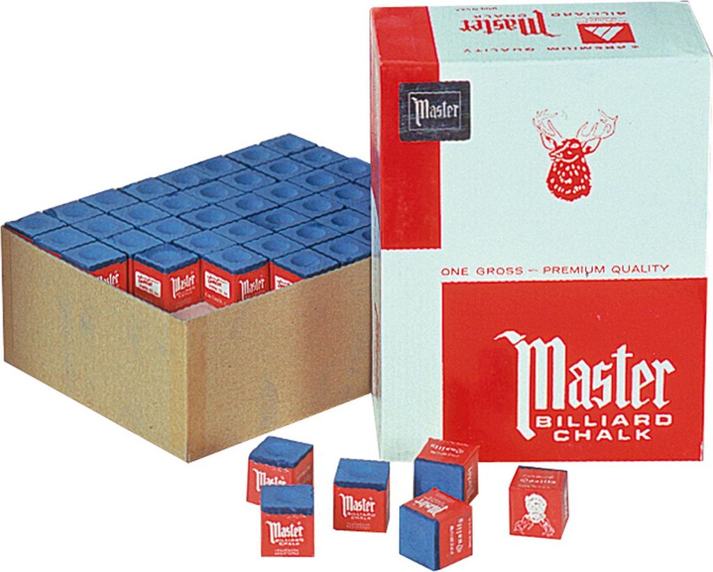 Master Billardqueue-Kreide "Master" blau 144 St. Produktbild 