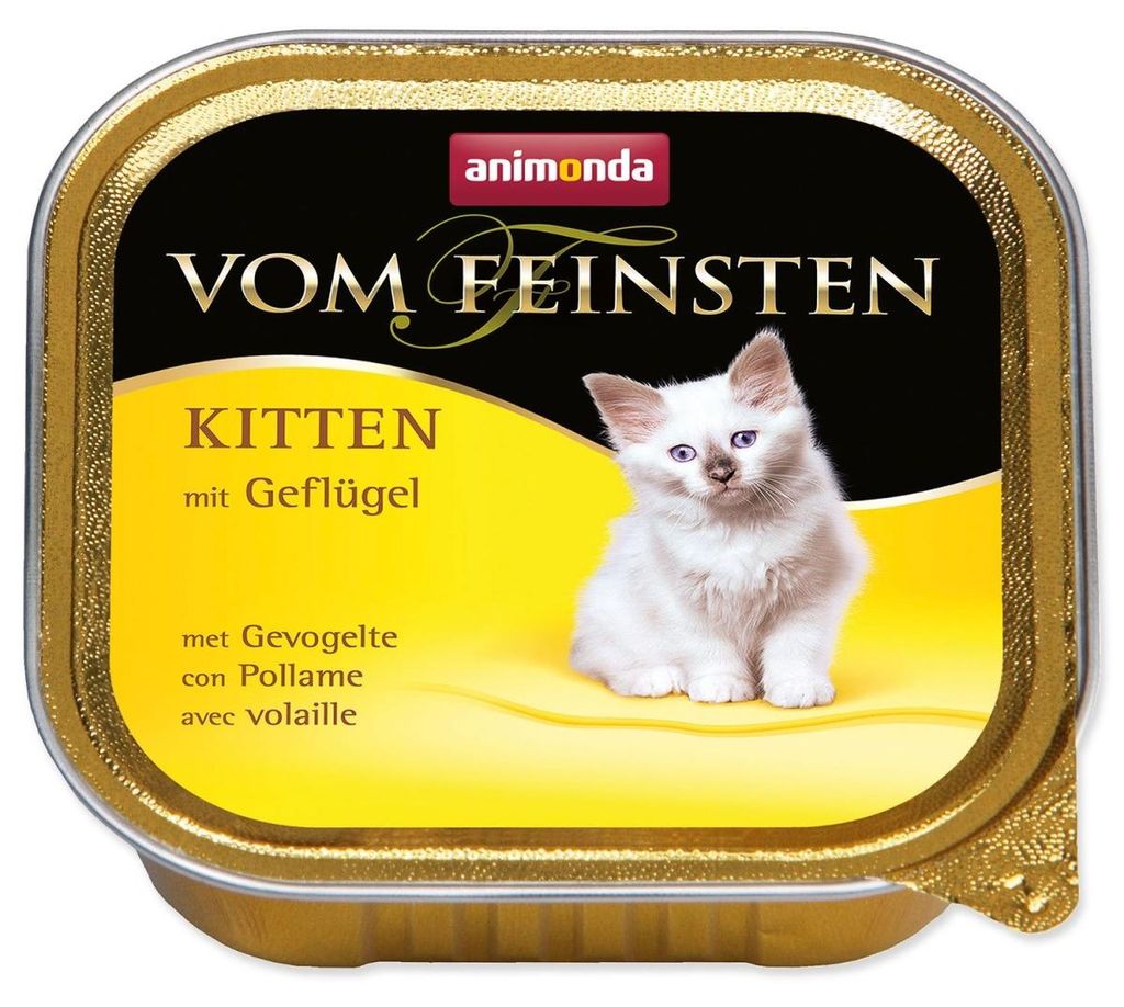 animonda Vom Feinsten, Kotě, Drůbež, 100 g Obrázek produktu 
