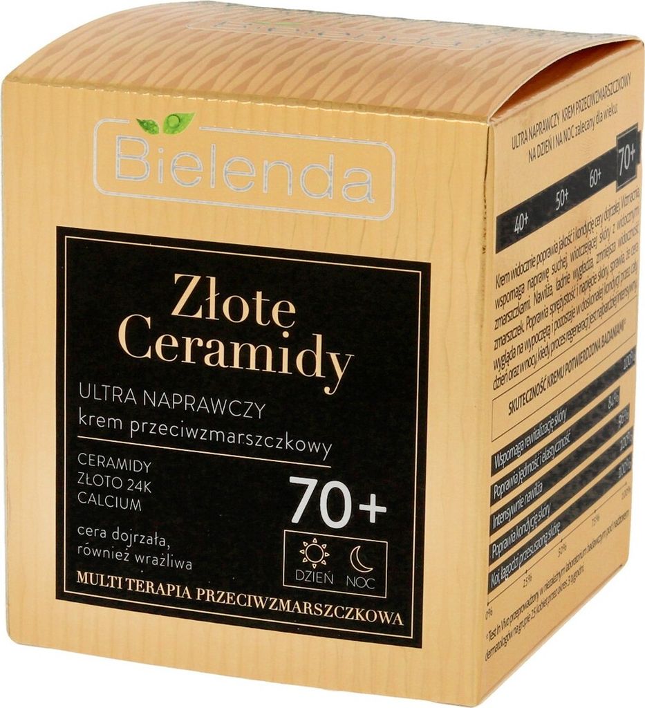 Bielenda Golden Ceramides Ultra Repair Anti-Falten Tages- und Nachtcreme 70+ 50ml
