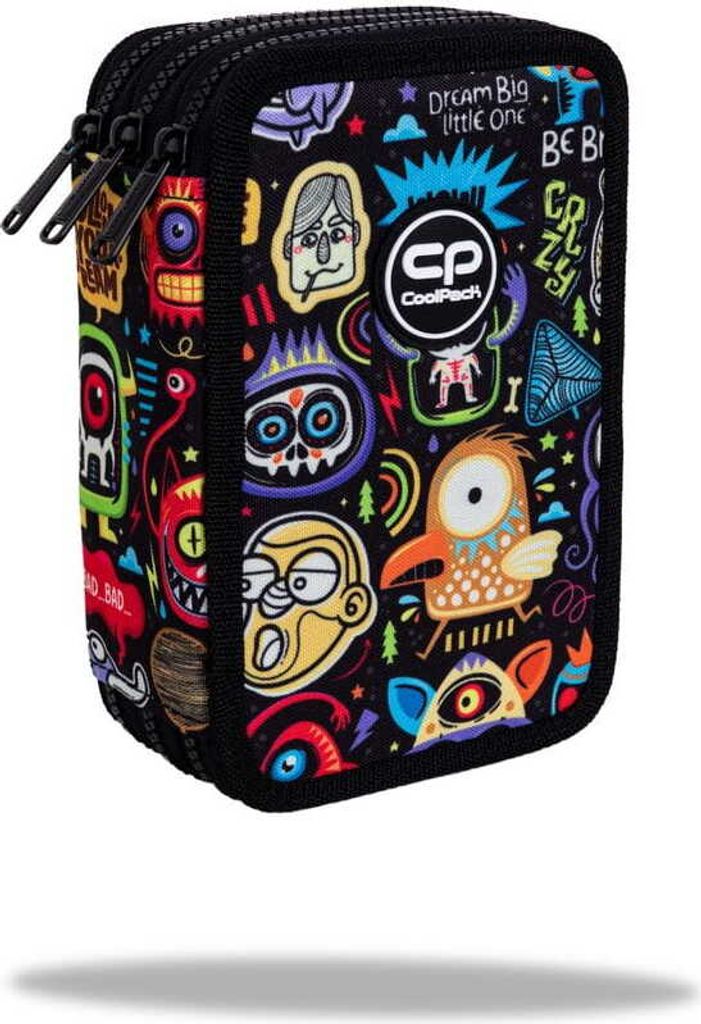 Piórnik rozkładany potrójny CoolPack Scary Stickers Zdjęcie produktu 
