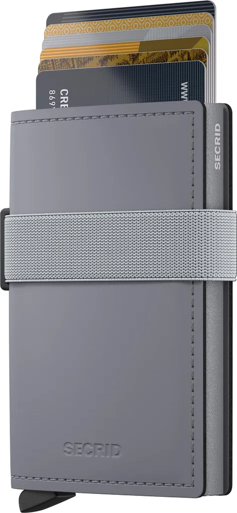 Porte-cartes Secrid Slimwallet Gris et Vert Acide avec Protection RFID NFC - 2