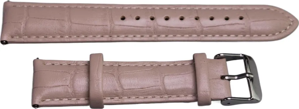 Cinturino Orologio 20mm Grigio Saffiano | Eleganza Italiana Premium