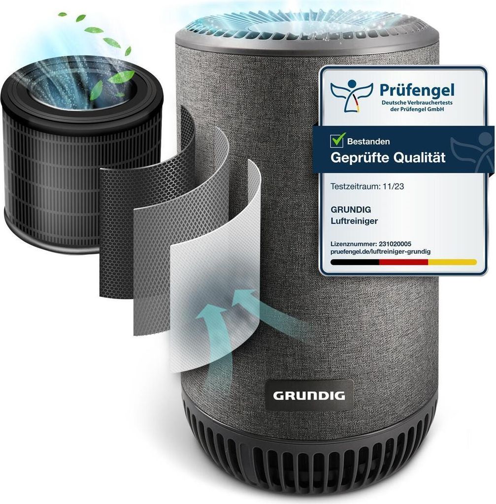 GRUNDIG Luftreiniger Allergiker Air Purifier - Extra leise Produktbild