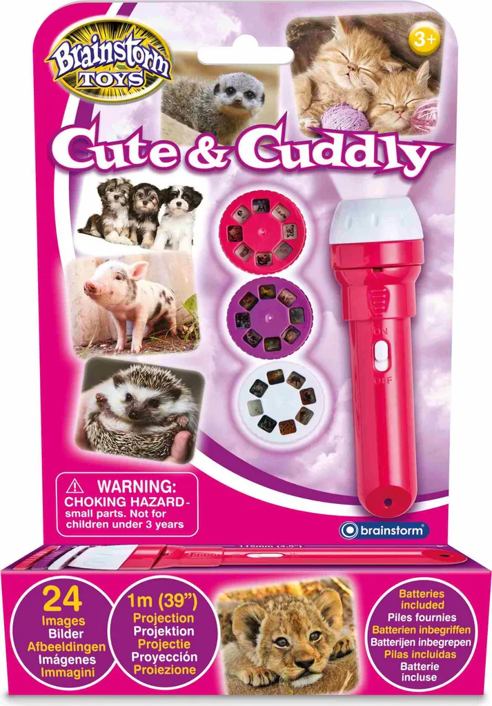 Lampe torche projecteur d'histoires pour enfant motif animaux de la jungle
