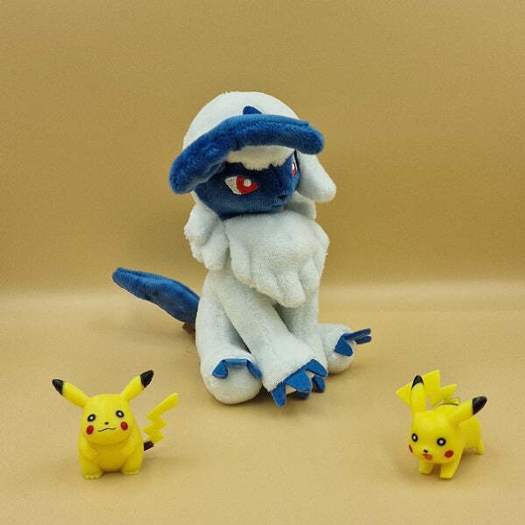 Pokemon Absol Kuscheltier - 17 cm Plüschtier Absol