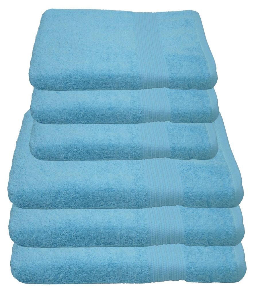 Julie Julsen Handtuch Set Hellblau,Set:6 tlg. 3 Badetücher Produktbild 