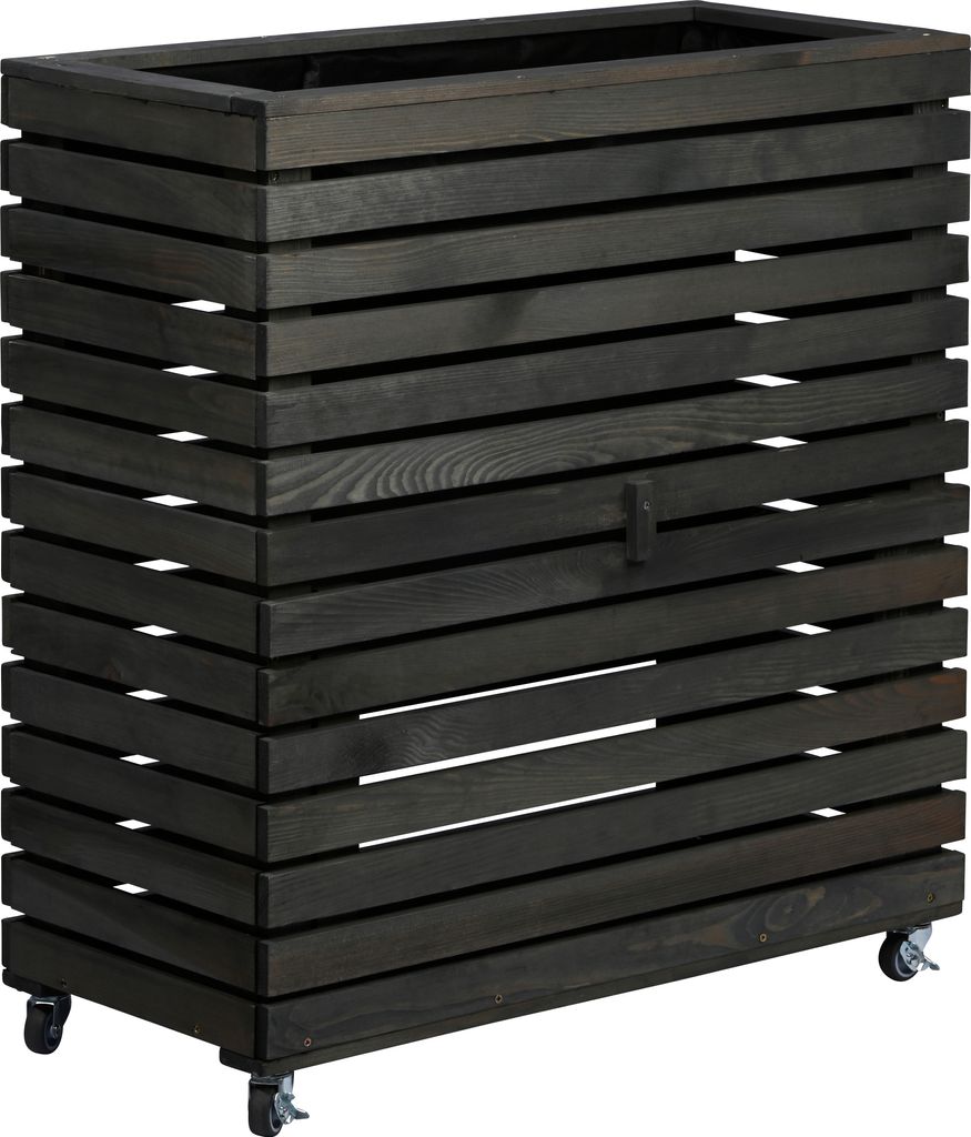 dobar Hochbeet "Rolla" Gr. L, Anthrazit mit Staufach, Produktbild 6