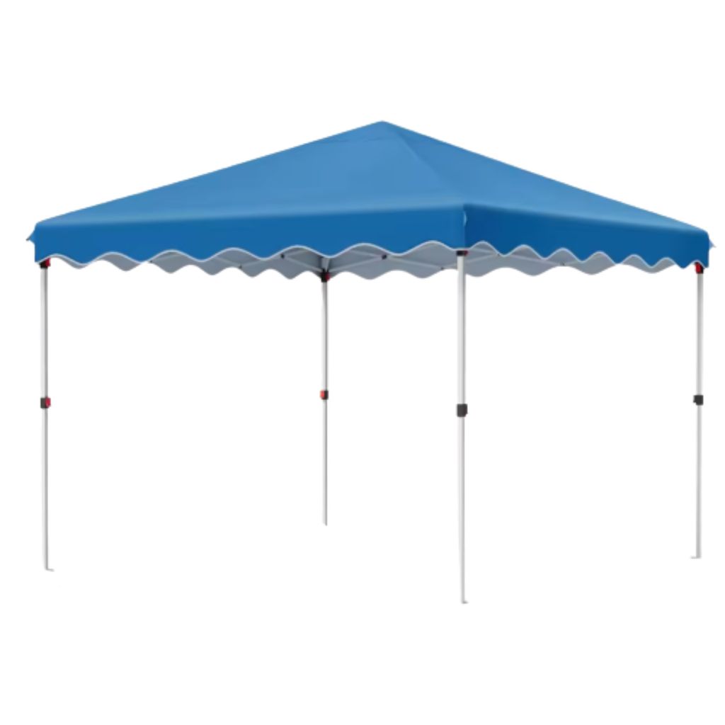 Pavillon - Pergola - Partyzelt - Strandzelt - Für Terrasse, Party und Garten - 3x3 m - Blau