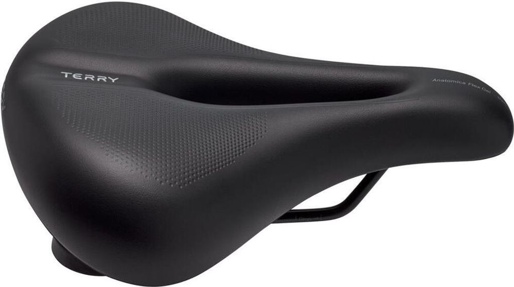 Pánské cyklistické sedlo Terry Anatomica Flex Gel, černé Obrázek produktu 