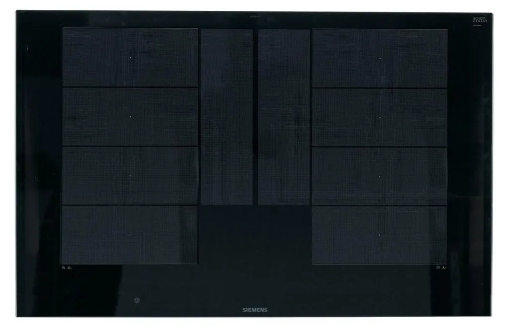 Plaque de Cuisson de Rechange en Verre pour Bosch Siemens 00714718 Noir