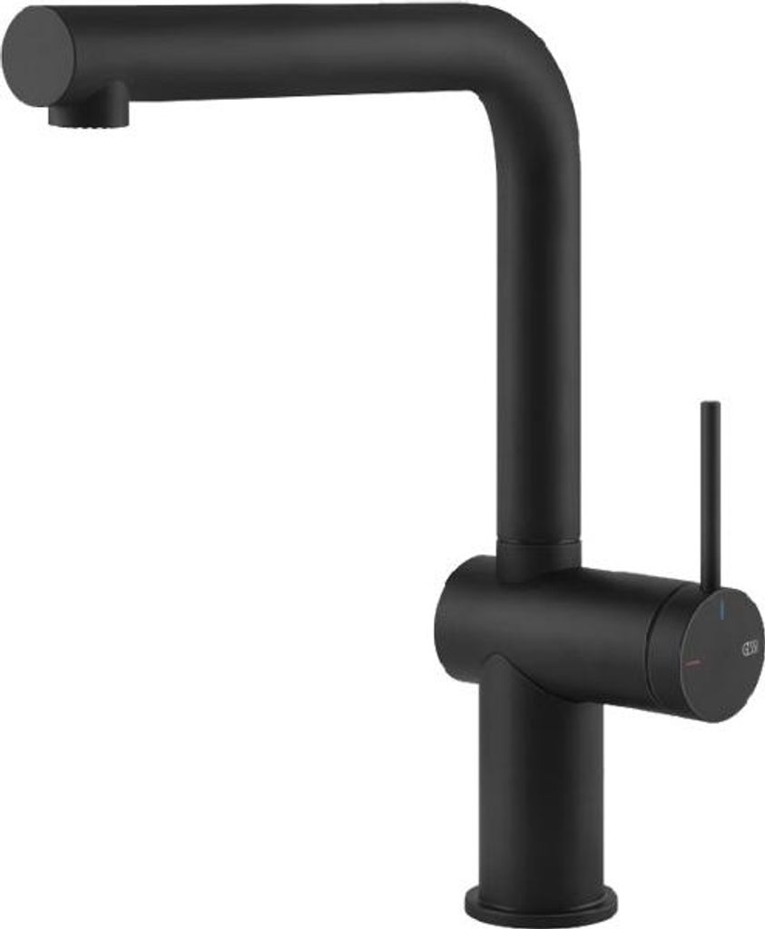 Gessi Einhebelmischer Inedito 60431 299 29,6 cm Matt Schwarz