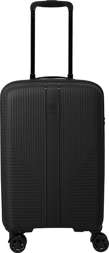 Air Stripe - 4-Rollen-Kabinentrolley Slim 55 cm (black)
