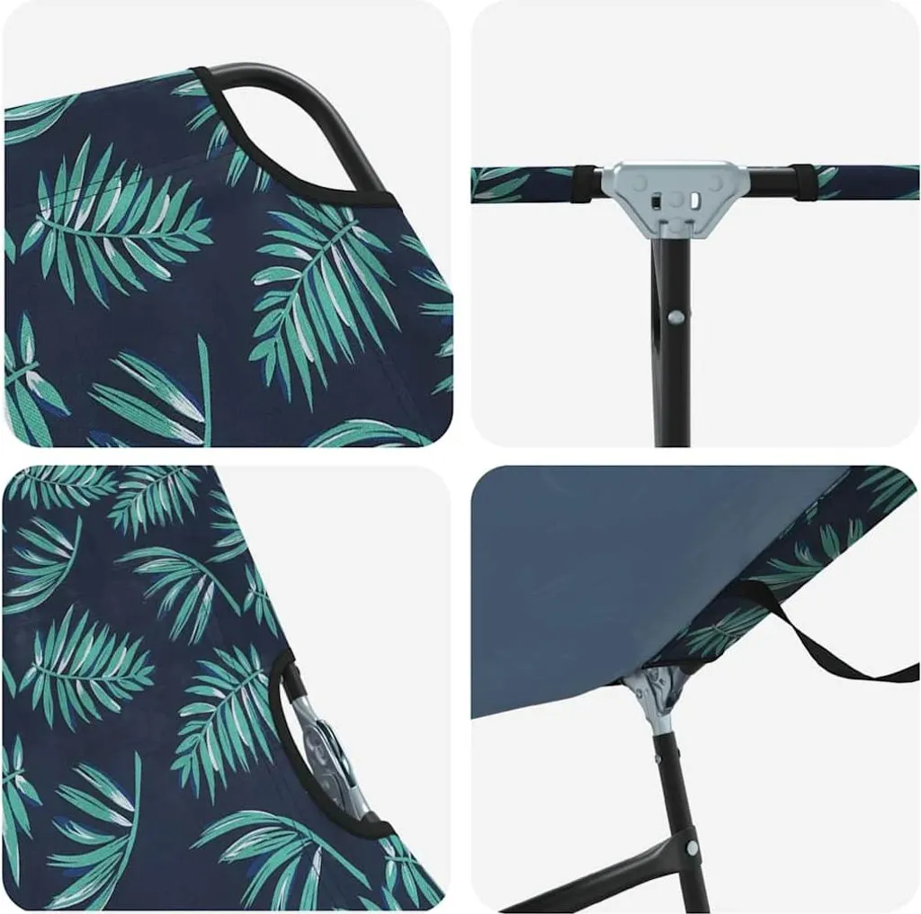 Transat pliable avec coussin confort vert - Bain de soleil 189 cm XL