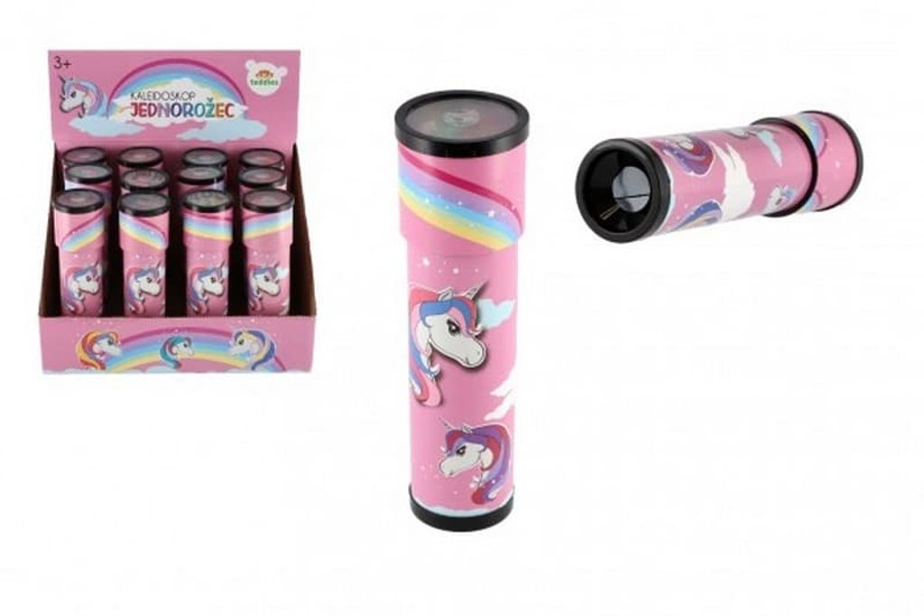 Licorne kaléidoscope 16,5 cm, plastique Image du produit 