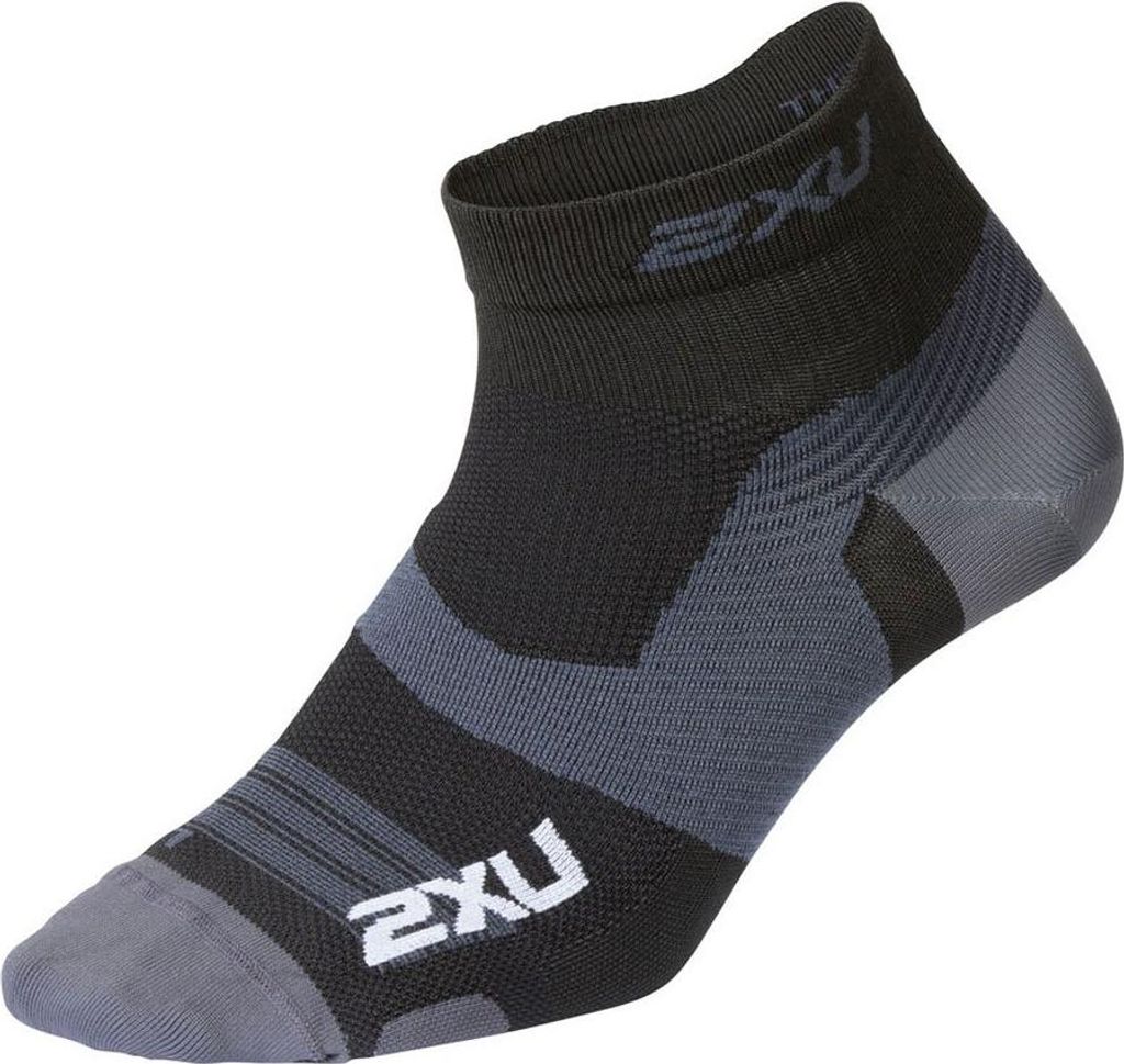 2xu Vectr Ultralight 1/4 Crew-socken Schwarz EU 42-46 Mann Produktbild 
