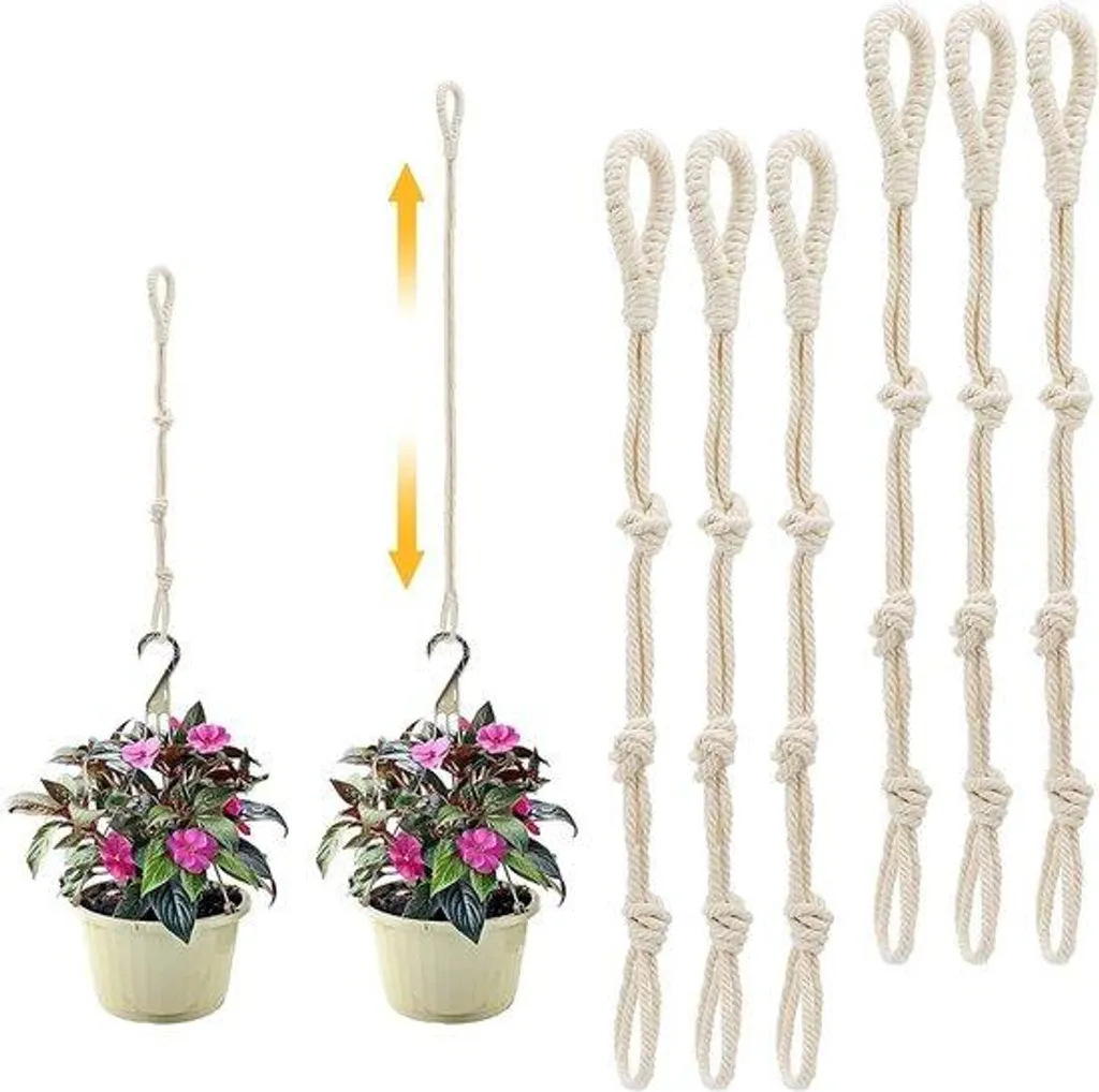 Suspension pour plantes Katoen en corde bohème pour intérieur et jardin