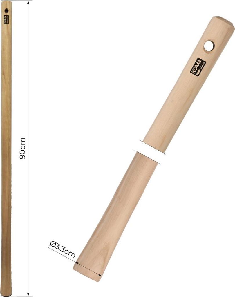 Griff Hacke ø3,3cm x 90cm Ama9033 Koma Tools - Koma Tools