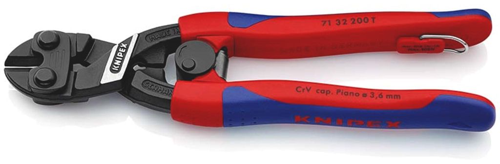 Knipex 71 32 200 T - Pince coupe-boulons - 6 mm - Acier au Image du produit 