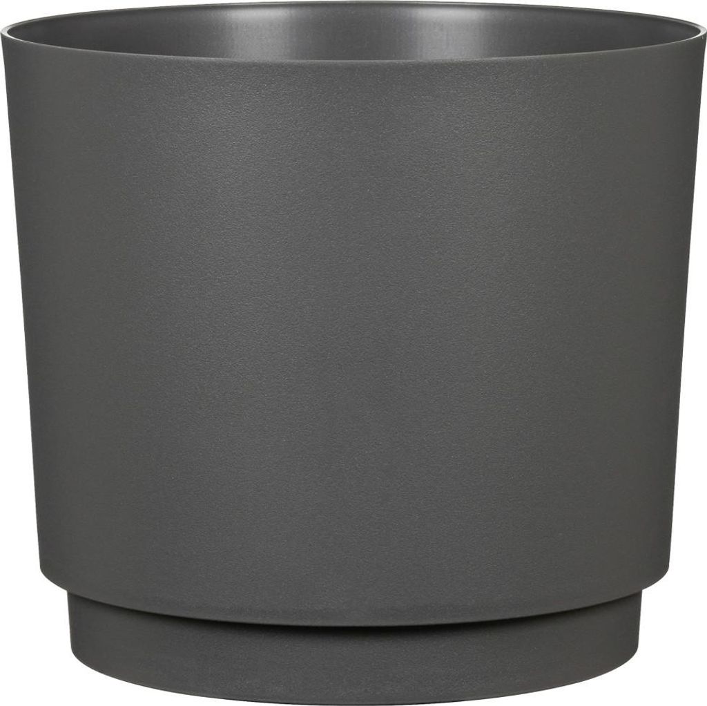 Scheurich Blumentopf Kunststoff Ø 24,8 x 22,2 cm nero