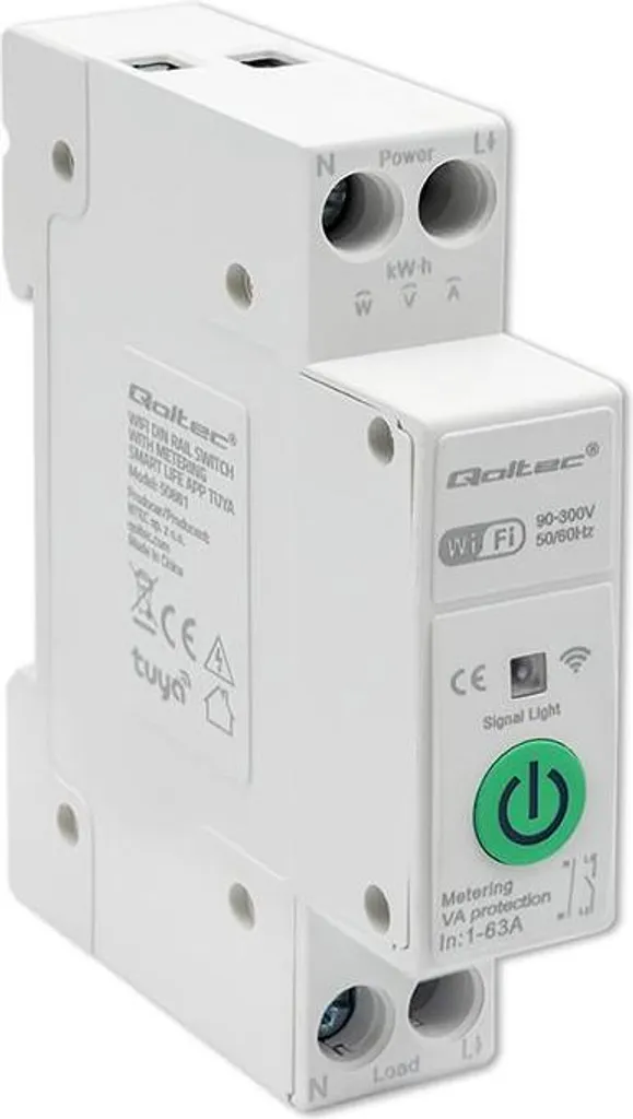 Réduisez vos Factures avec ce Relais Wi-Fi 63A Compteur Énergie Rail DIN