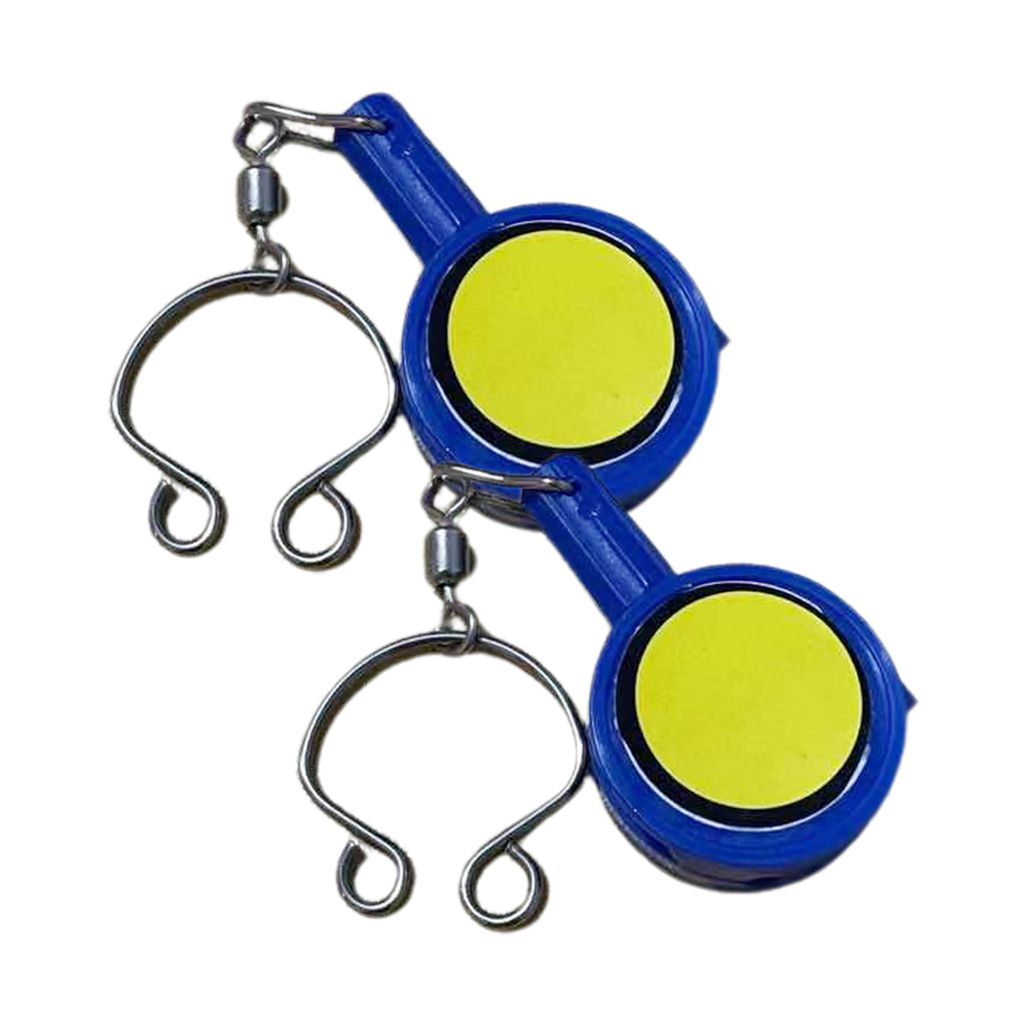 2-teilige Angelknoten-Bindewerkzeuge, kompakt, leicht, komplett manipulierter Angelhakenhalter, multifunktionale Angel-Schnellknoten-Werkzeuge
