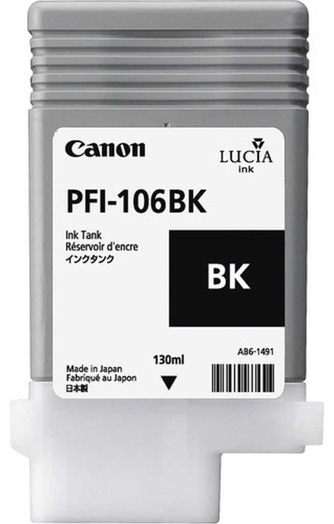 Canon PFI-106 BK Tinte schwarz Produktbild 
