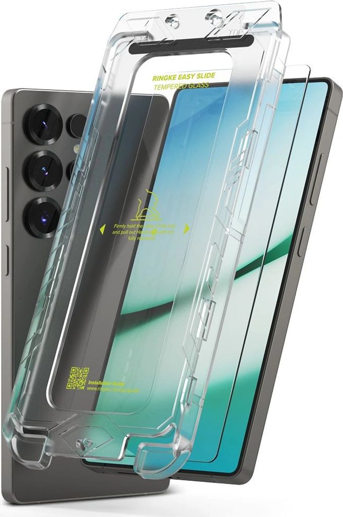 Ringke Easy Slide Samsung Galaxy S25 Ultra Clear [2 PACK] Produktbild 