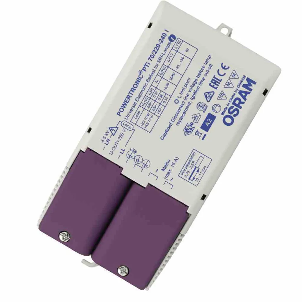 Ballast électronique OSRAM 73W pour projecteurs HI de magasin 70W