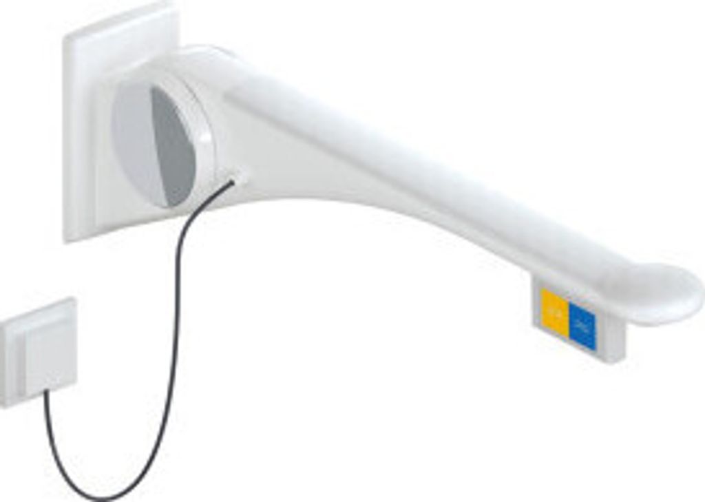 HEWI 802.50.45460 GU Stützklappgriff Premium,750 mm, re