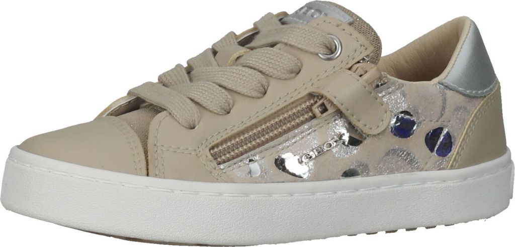 GEOX Kilwi - Beige / Silber Leder/Synthetik Größe: 32 Normal