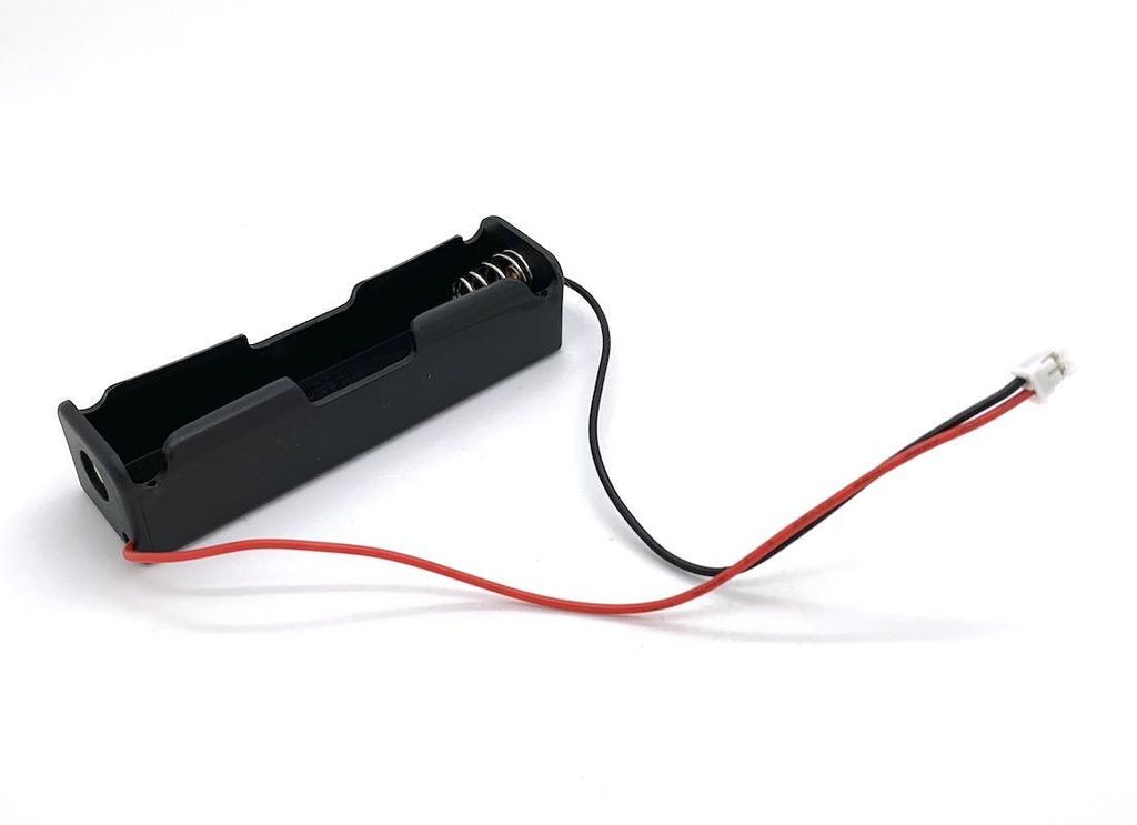 Batteriehalter für 1x 18650 mit Anschlusskabel und JST PH Produktbild 