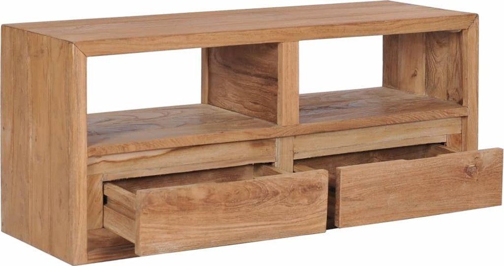vidaXL Armoire TV 90x30x40 cm en teck massif Image du produit 