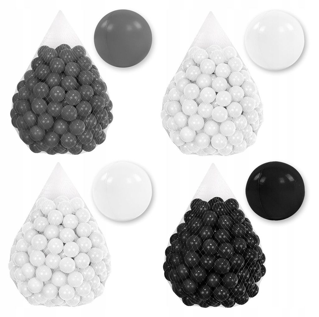 Bälle Für Bällebad 7 cm - 200 Stück - Bunte Babybälle Plastikbälle Baby Spielbälle | TUPPI