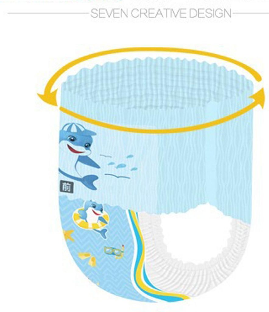 Baby-Schwimmwindel, 360 Grad elastische Taille, auslaufsicher, wiederverwendbar, für Kleinkinder, Schwimmen, XXL
