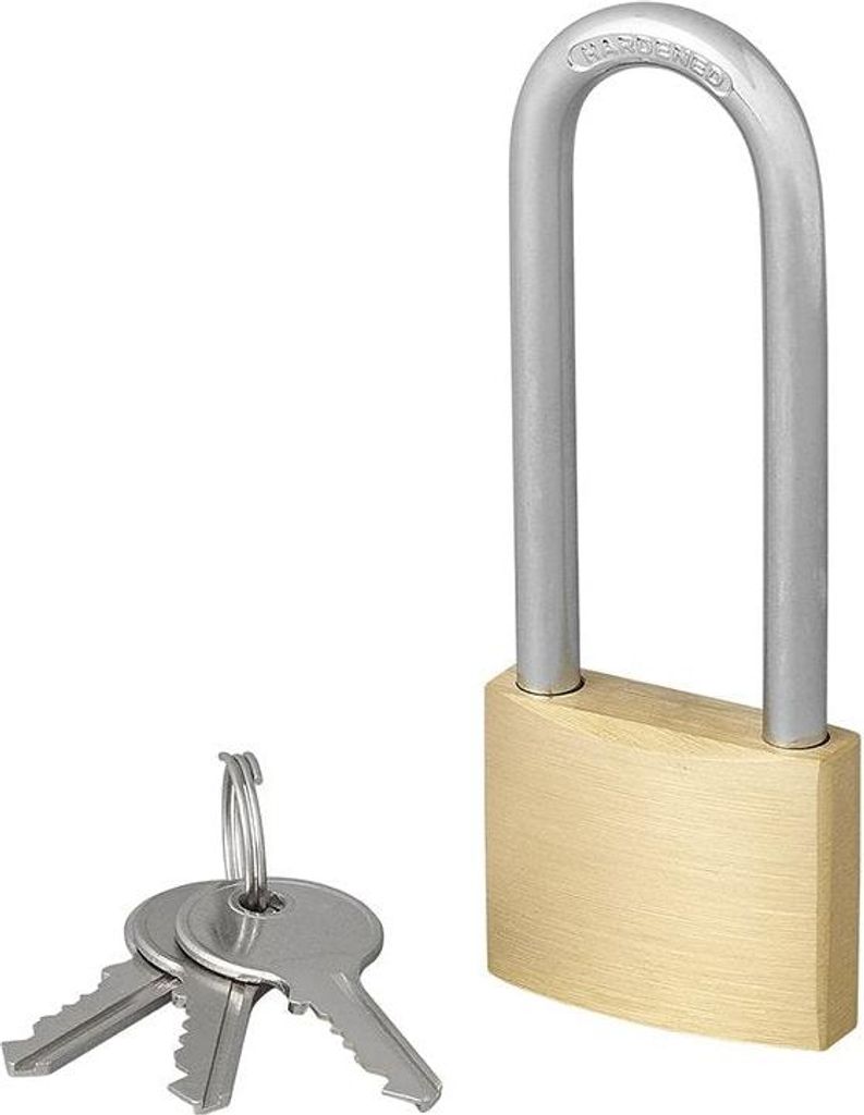 Vorhängeschloss 40 mm mit langem Bügel 75 mm