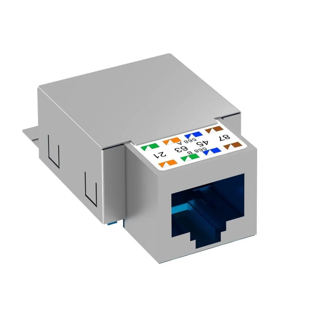 Module de raccordement Cat.6 blindé OBO Bettermann ASM-C6 G blindage