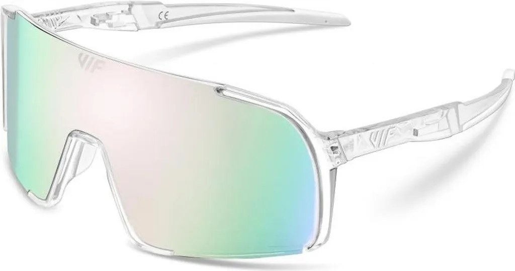 Lunettes de soleil polarisantes VIF One Transparent Rose pour l'été