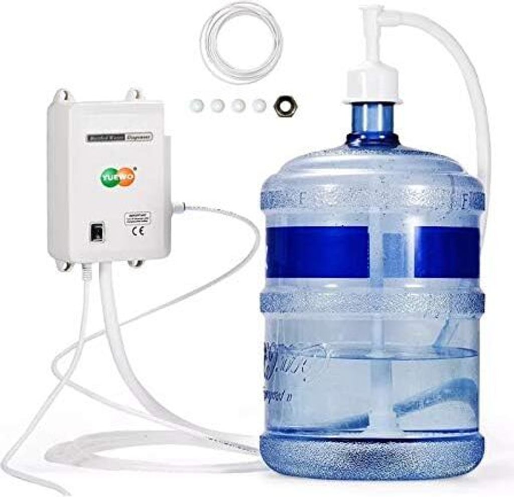 Yuewo Flaschen Wassersystem Pumpenspender 220 V AC 6 M EU Stecker 1 Gallone / min Eineingang kompatibler Kaffee / Tee -Maschinen, Spender