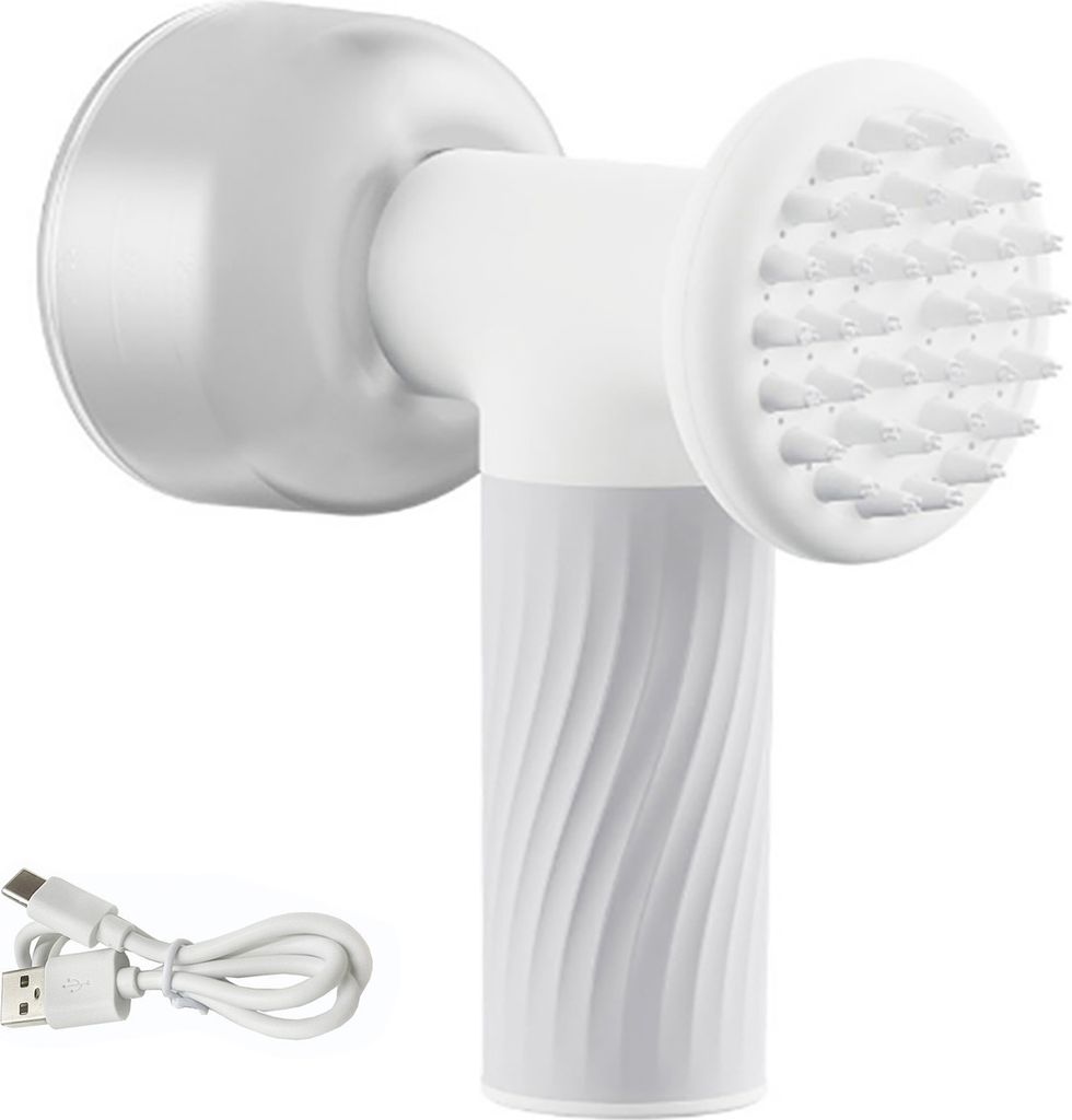 Automatische Haustier-Blasenbürste, Badeschäumer, wohltuende Massage, einfaches und schnelles Reinigen, Badeerlebnis, Hundepflegebürste