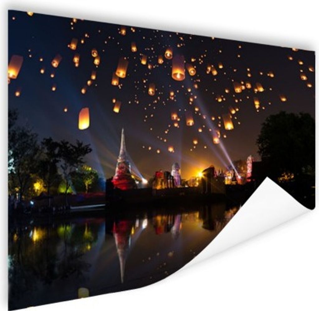 MuchoWow Poster Tempelfestspiele in Asien 180x120 cm - Fotoplakat