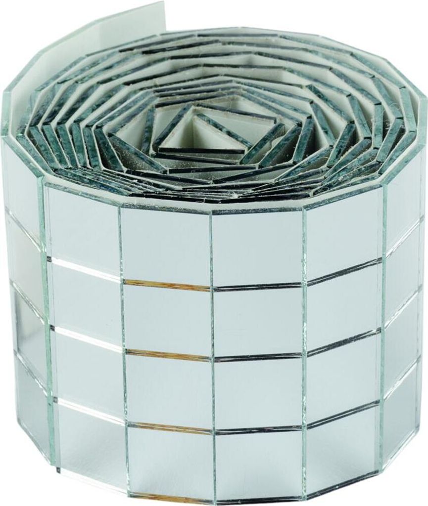 Folia Mosaiksteine MIRROR TILE ROLLS M silber Produktbild 