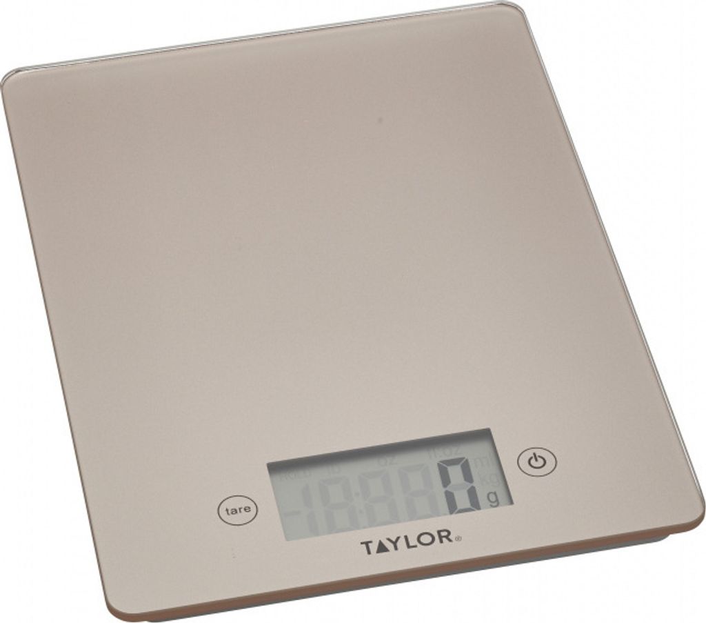 Taylor Pro Digitalwaage de Küche de Präzision de Ultra schlankes Design, kompakt, professionelles Niveau, Funktion de Gewicht mit Tara mit hoher ...