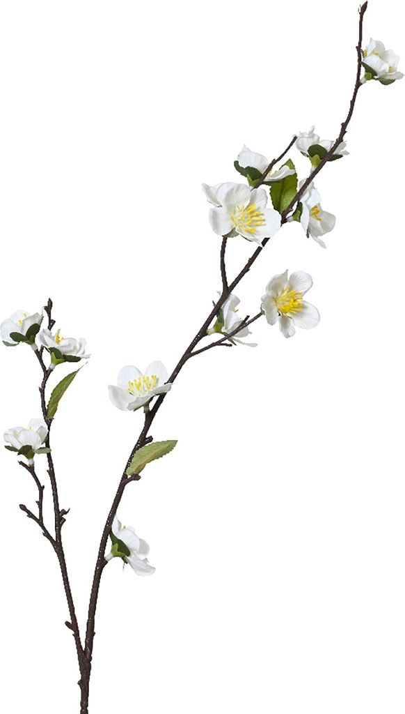 Künstlicher Kirschblütenzweig 70cm Weiß Produktbild 